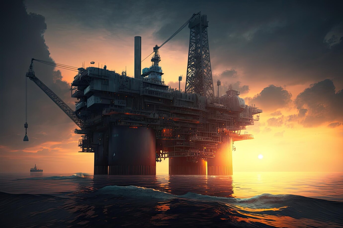 oil-platform-ocean-with-sun-setting-it_123827-23498 oil-platform-ocean-with-sun-setting-it_123827-23498